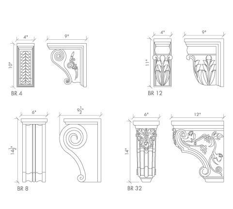 Alkusari Stone: KITCHEN HOOD BRACKETS