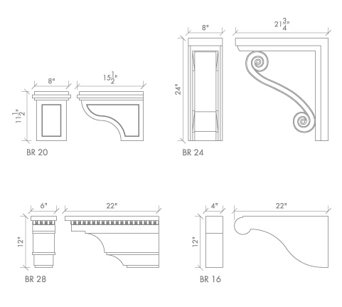 Alkusari Stone: KITCHEN HOOD BRACKETS