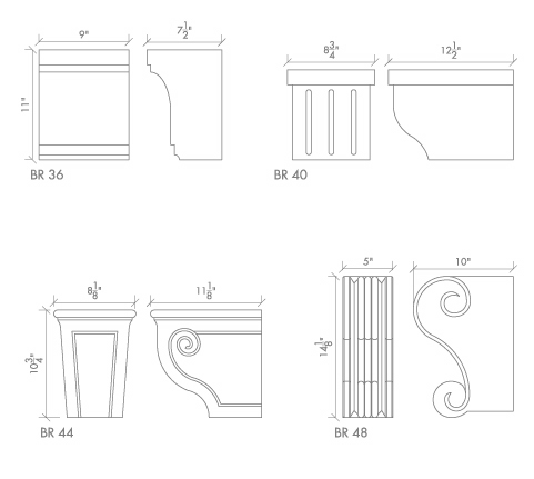 Alkusari Stone: KITCHEN HOOD BRACKETS